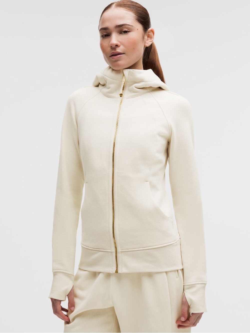 NWT Lululemon Scuba Full-Zip Hoodie LTIV/GOLD